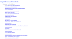 Desktop Screenshot of englishworksheets.net