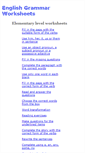 Mobile Screenshot of englishworksheets.net