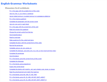 Tablet Screenshot of englishworksheets.net